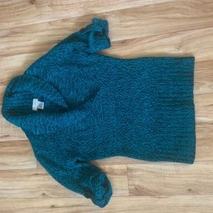 Blue and black sweater